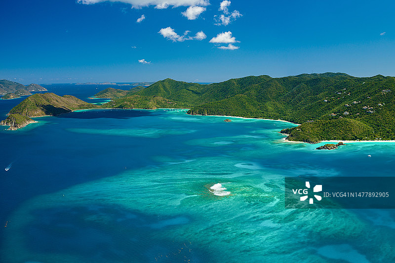 美国维尔京群岛北岸图片素材