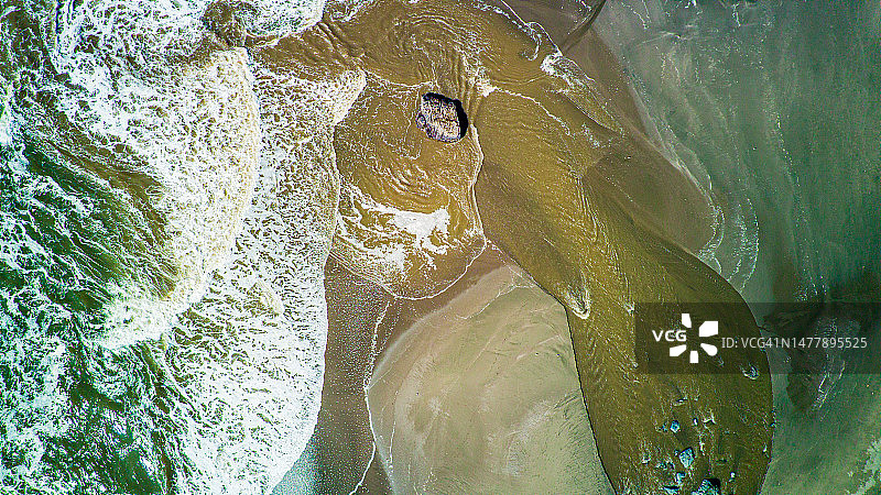 索诺玛海岸和鲑鱼溪图片素材