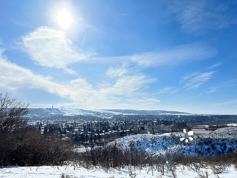 加拿大博蒙特公园雪景风光图片素材
