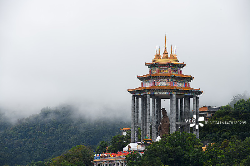 极乐寺的观音像图片素材