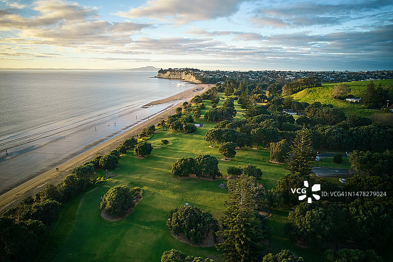 奥克兰北岸长湾地区公园图片素材
