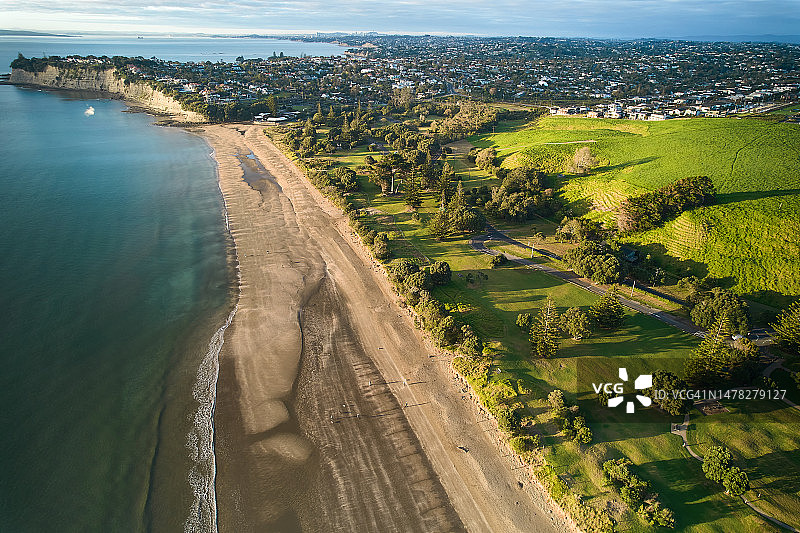 奥克兰北岸长湾地区公园图片素材