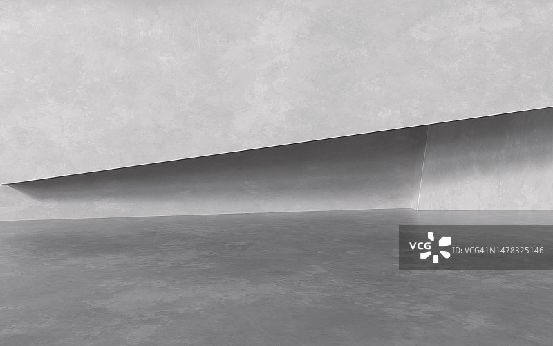 空旷的混凝土墙背景图片素材