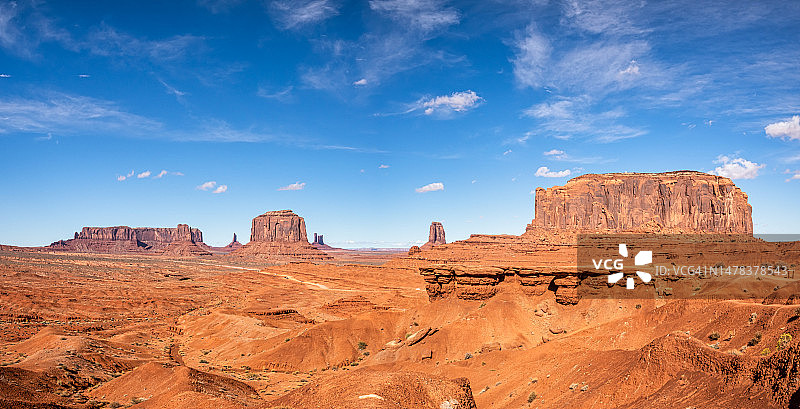 纪念碑谷中的约翰·福特点图片素材