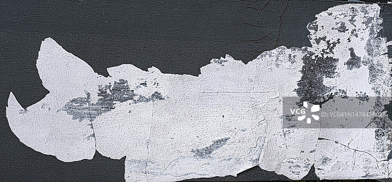 带有石膏背景和墙纸纹理的混凝土墙图片素材