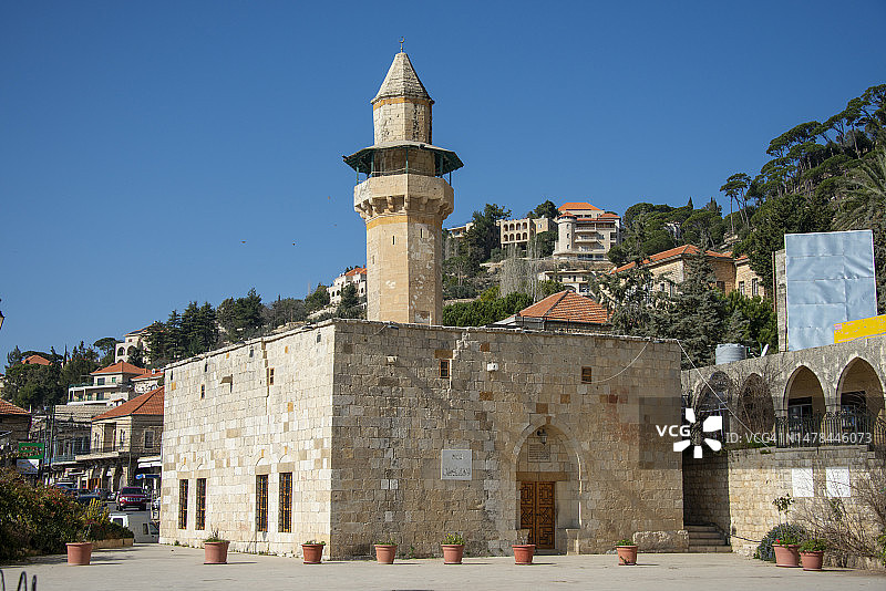 法赫尔丁清真寺，黎巴嫩代尔 القمر镇图片素材