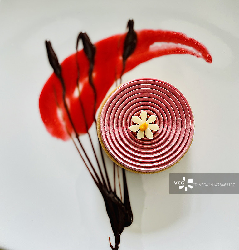 澳大利亚新南威尔士州悉尼的餐盘美食高角度视图图片素材