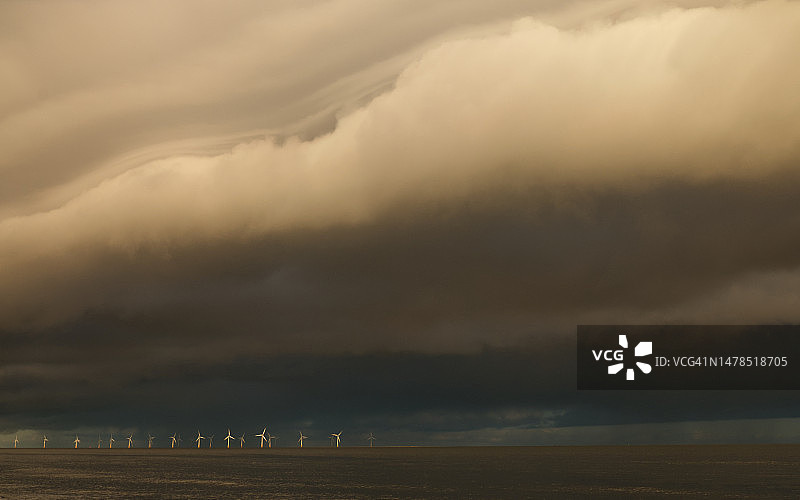 英国大雅茅斯壮丽海景图片素材