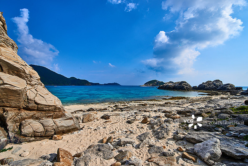 日本渡嘉敷岛海景图片素材