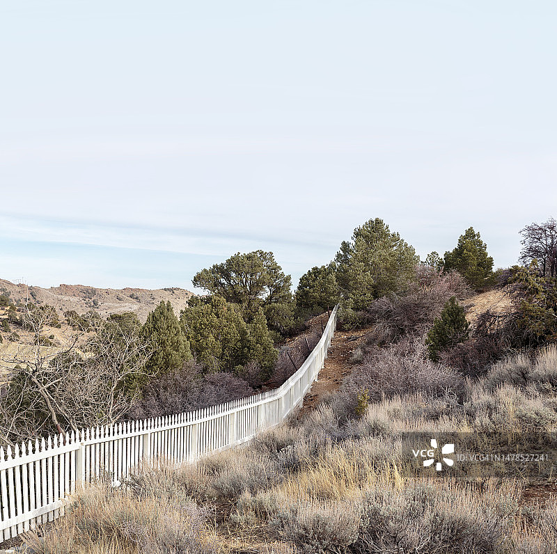 木栅栏图片素材