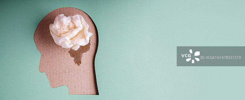 精神健康障碍概念：虚弱、压力大的人，泰国曼谷图片素材