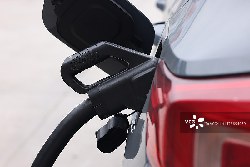 电动汽车充电图片素材