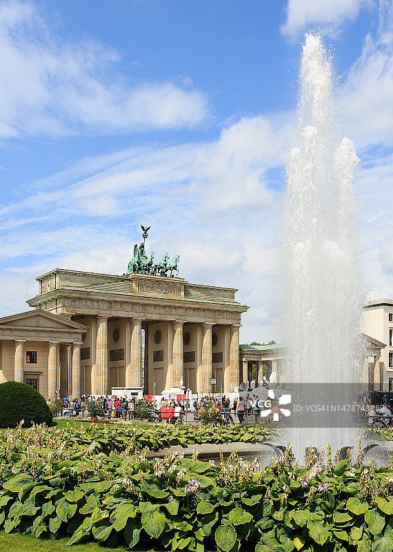 德国柏林勃兰登堡门图片素材