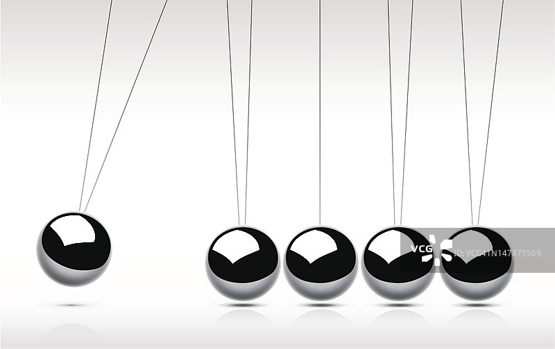 牛顿摆图片素材