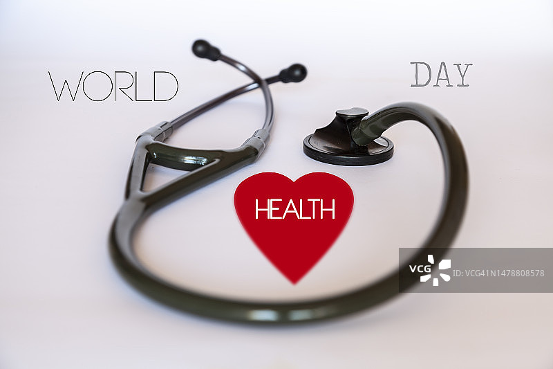 世界健康日符号概念图片素材