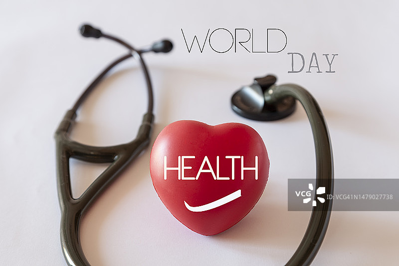 世界健康日符号概念图片素材