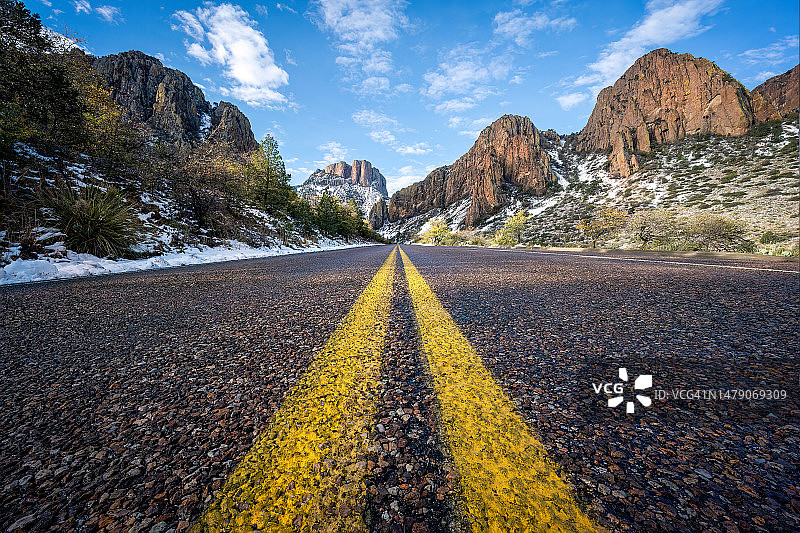 大本德的春雪图片素材
