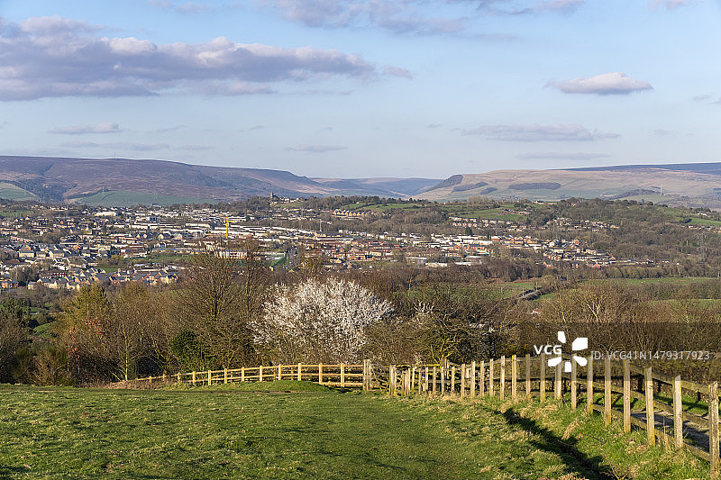 英格兰北部莫特拉姆村庄图片素材