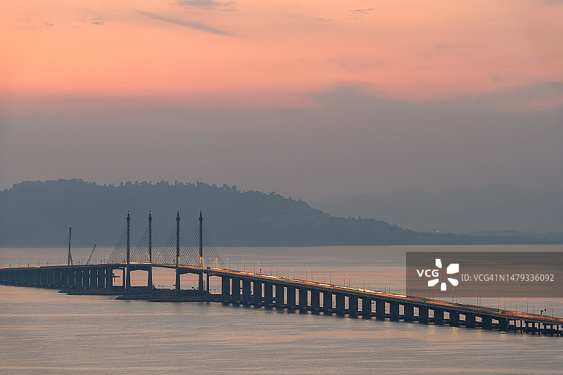 马六甲海峡日出景观图片素材