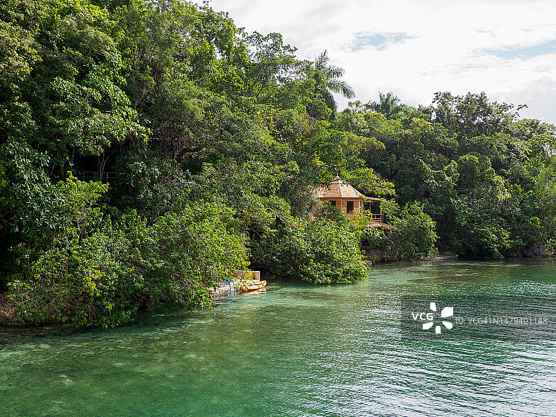 牙买加奥拉卡贝萨的热带风情图片素材