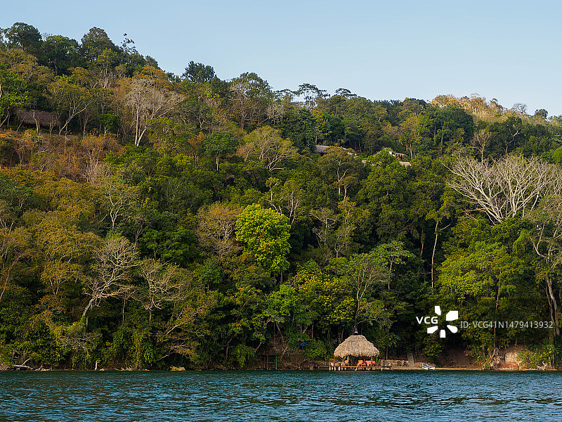 危地马拉的Petén Itzá湖图片素材