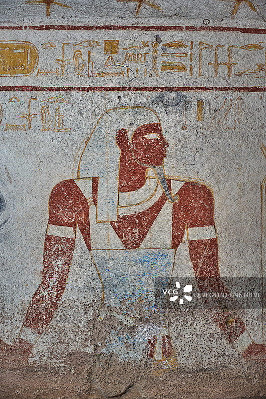 库鲁的埃及壁画图片素材