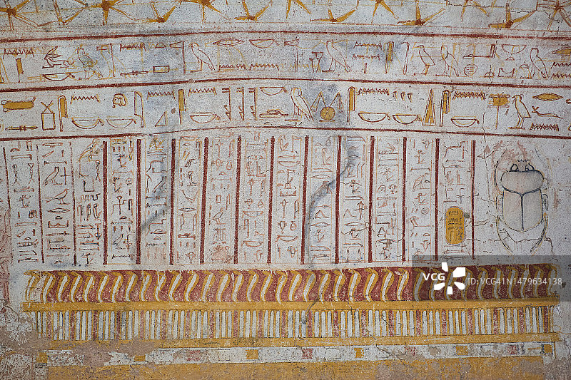 库鲁的埃及壁画图片素材