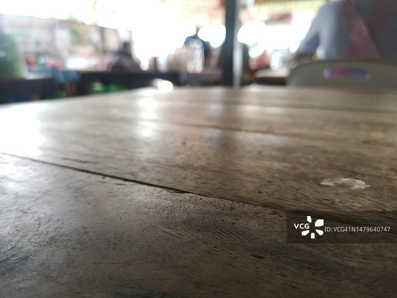 食品店内的木桌图片素材