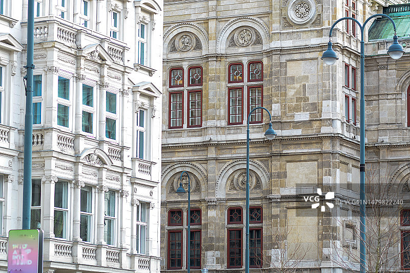 维也纳新艺术风格建筑图片素材