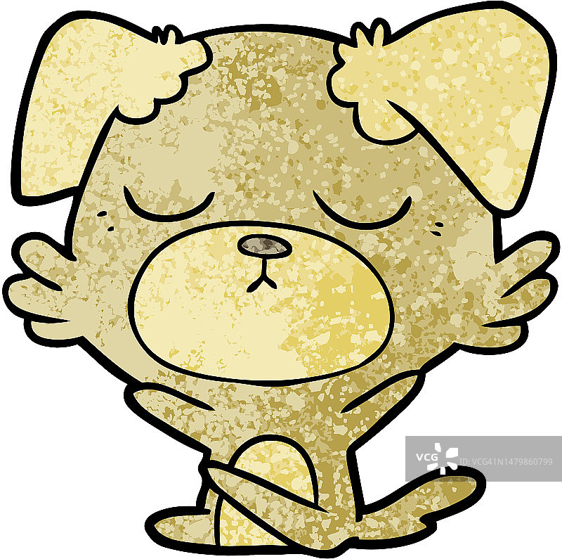 可爱的卡通狗图片素材