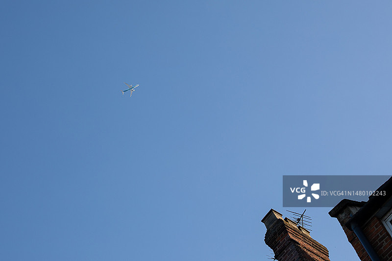 伦敦的空中景象图片素材