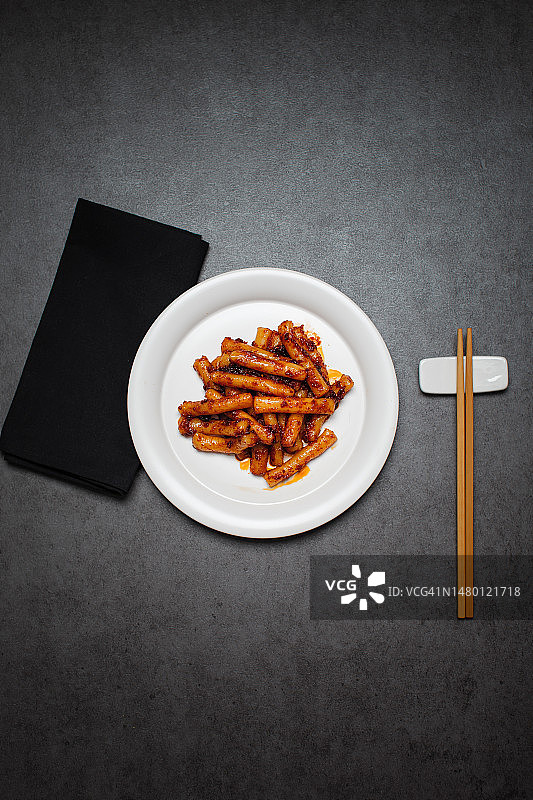 油炒年糕图片素材