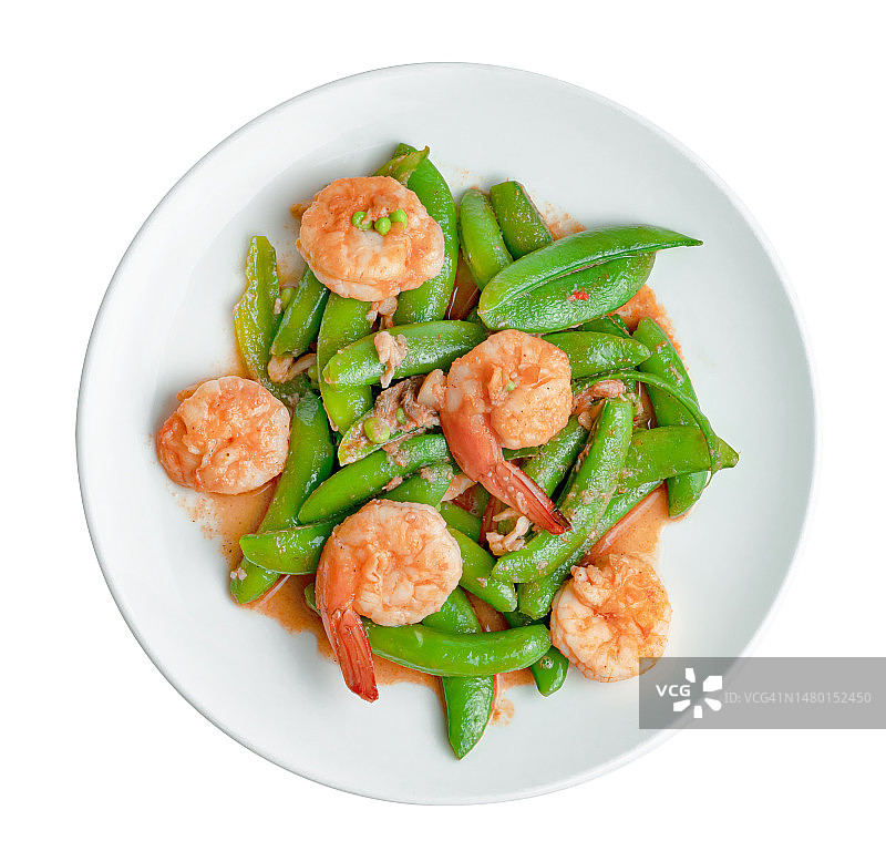 虾仁炒青豆图片素材