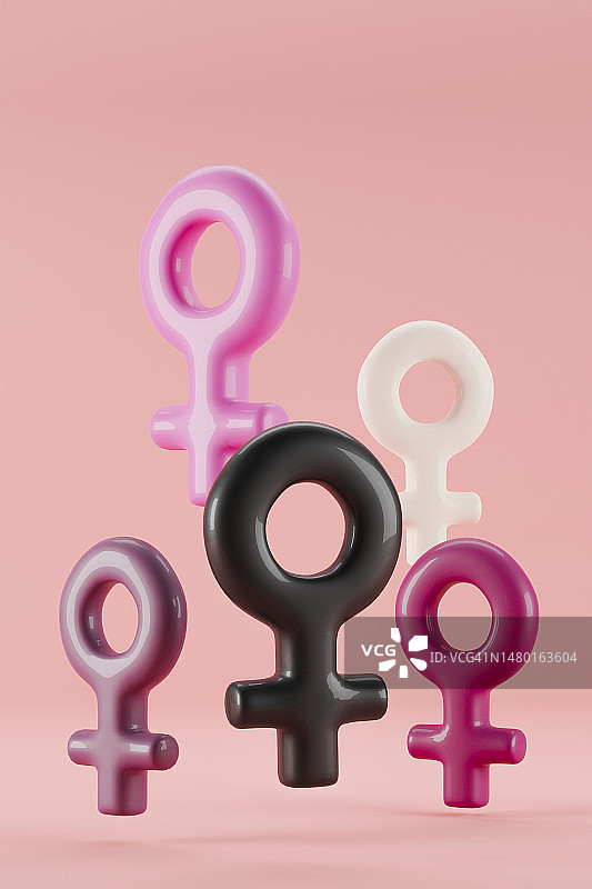 粉色背景上的粉色数字特写，乌克兰基辅图片素材