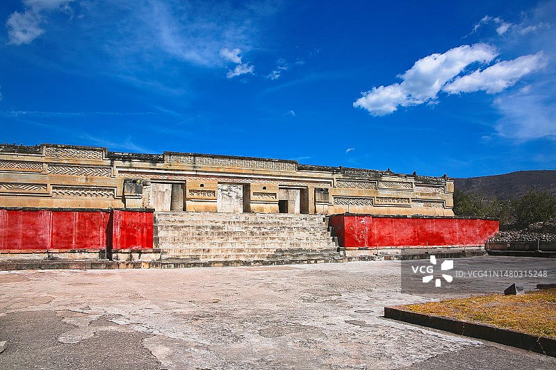 瓦哈卡米特拉，中美洲考古遗址图片素材