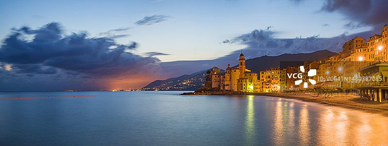 意大利卡莫利黄昏图片素材