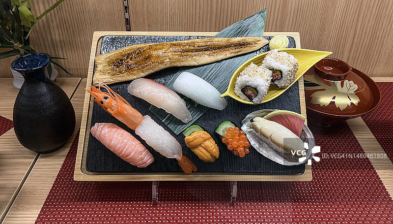 寿司饭团食物模型图片素材