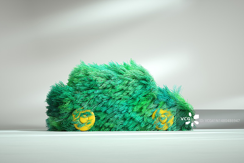 绿色汽车图片素材