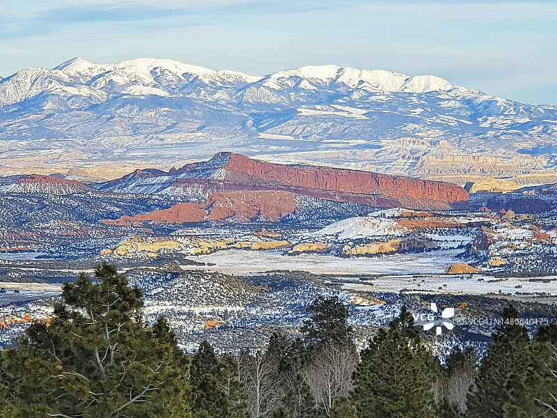 犹他州美丽的内陆景观图片素材
