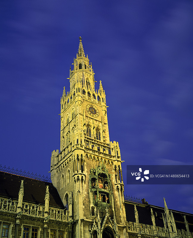 慕尼黑新市政厅塔楼图片素材