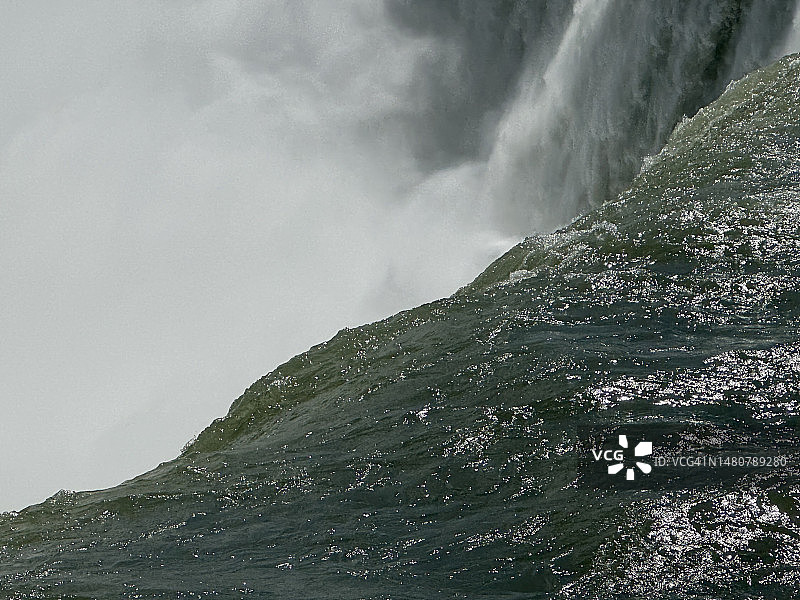 尼亚加拉瀑布的壮丽景色图片素材