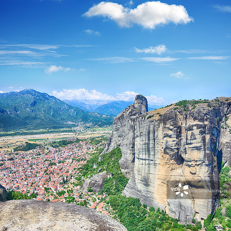 希腊卡拉巴卡镇图片素材