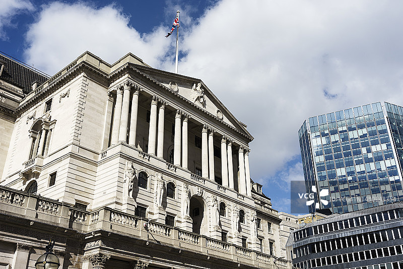 伦敦金融区建筑外景图片素材