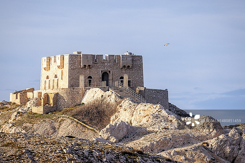 波梅格岛，法国普罗旺斯-阿尔卑斯-蓝色海岸马赛图片素材
