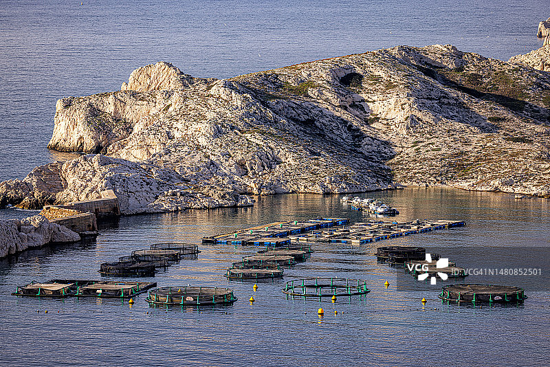 波梅格岛，法国普罗旺斯-阿尔卑斯-蓝色海岸马赛图片素材