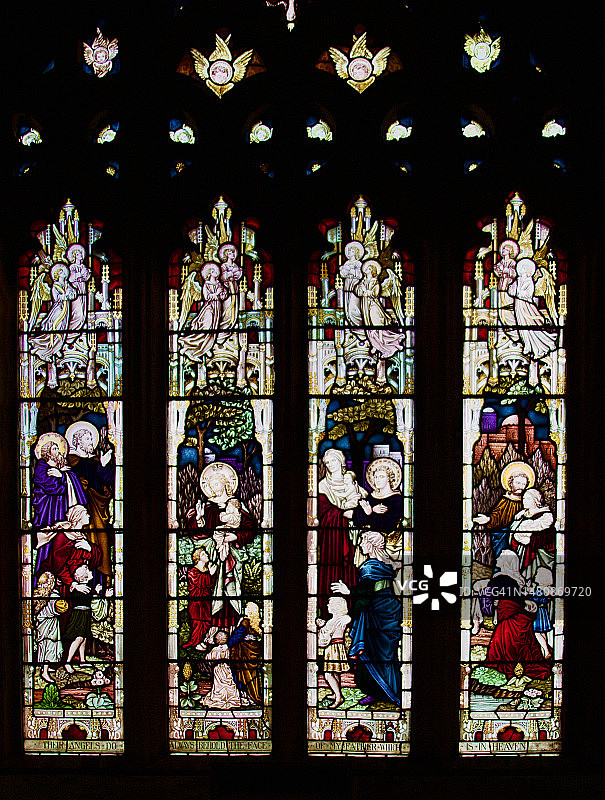 格洛斯特郡索恩伯里教堂图片素材