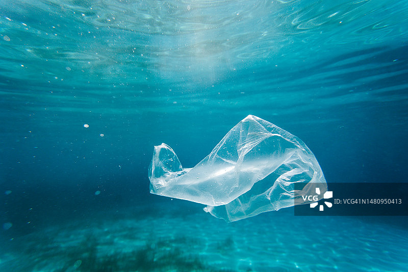 人类活动造成的海洋污染图片素材