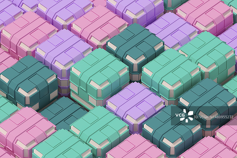 立方体块抽象背景图片素材