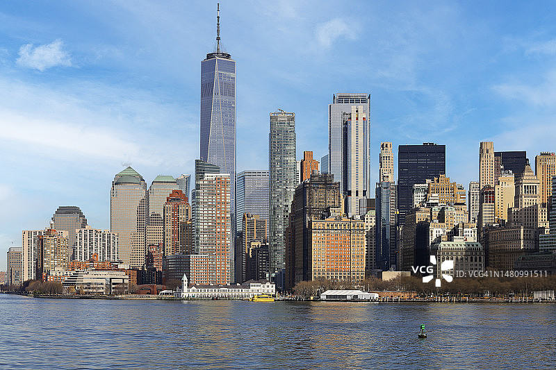 纽约天际线 - 下曼哈顿图片素材
