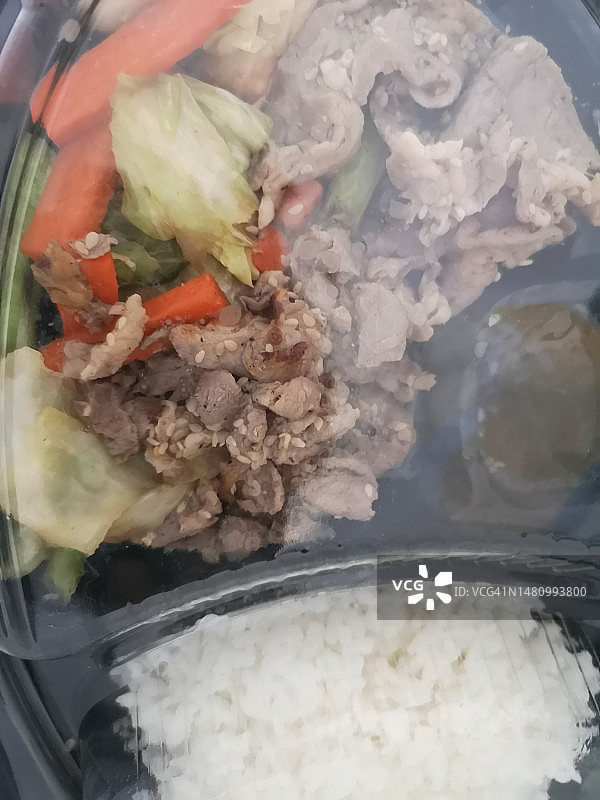 韩式猪肉盖饭图片素材